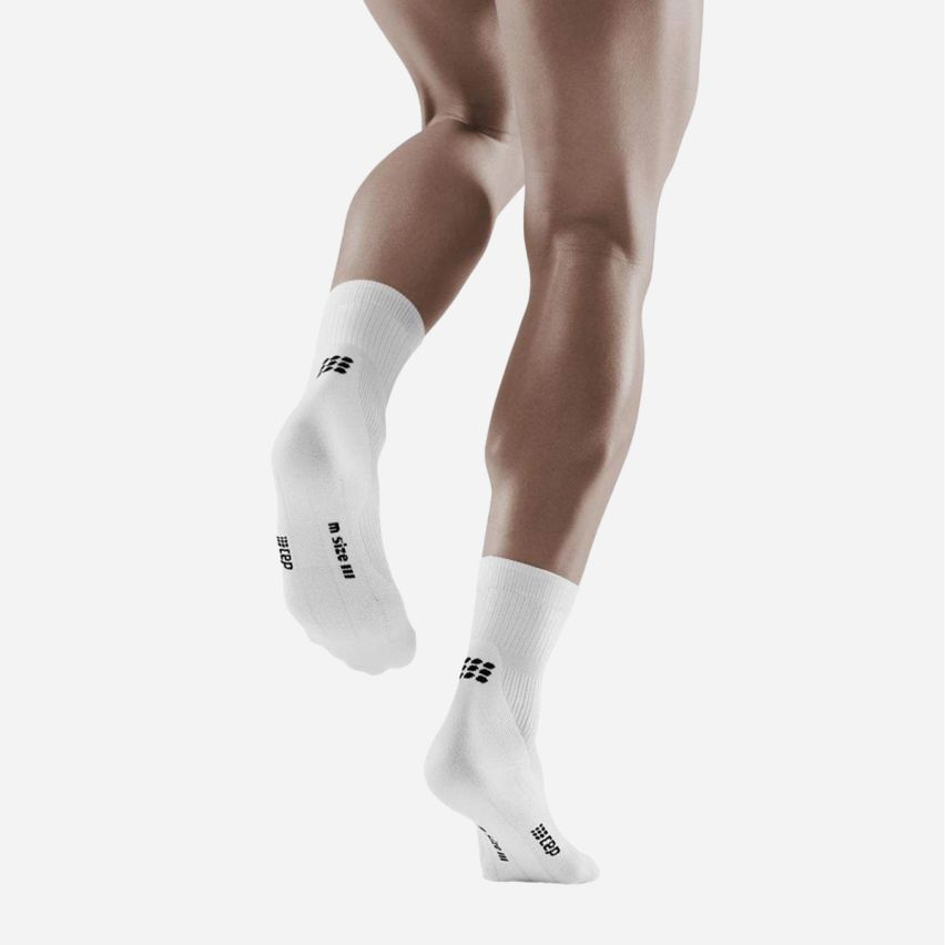 CEP classic socks mid cut Men all white