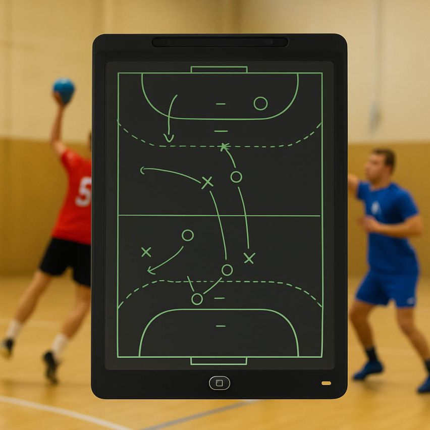 Elektronische Taktiktafel Handball