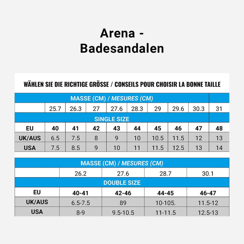 Arena Badesandale Bruno black/turquoise