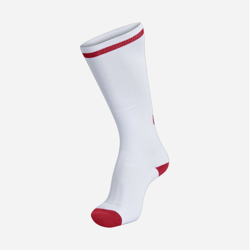Hummel Socken ELITE INDOOR HIGH white/true red