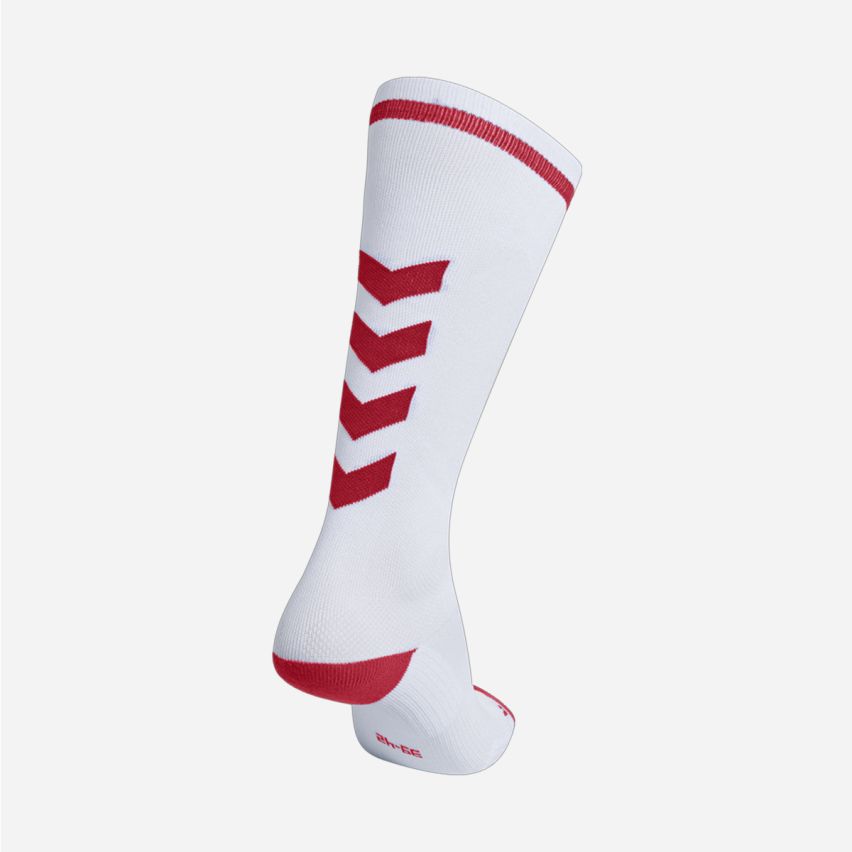 Hummel Socken ELITE INDOOR HIGH white/true red
