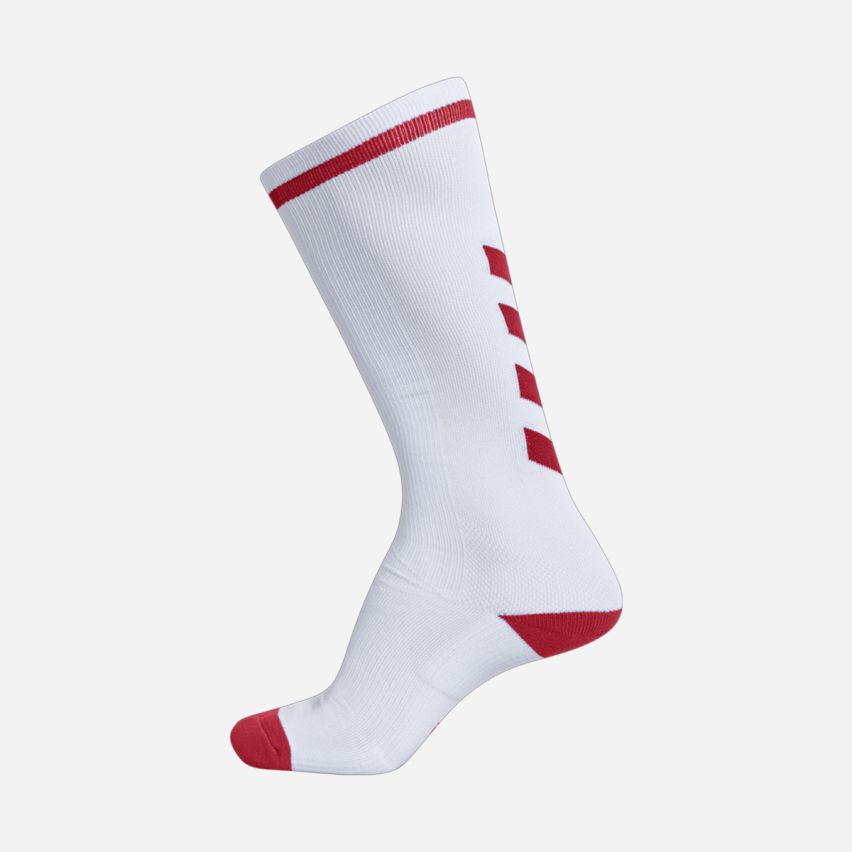 Hummel Socken ELITE INDOOR HIGH white/true red