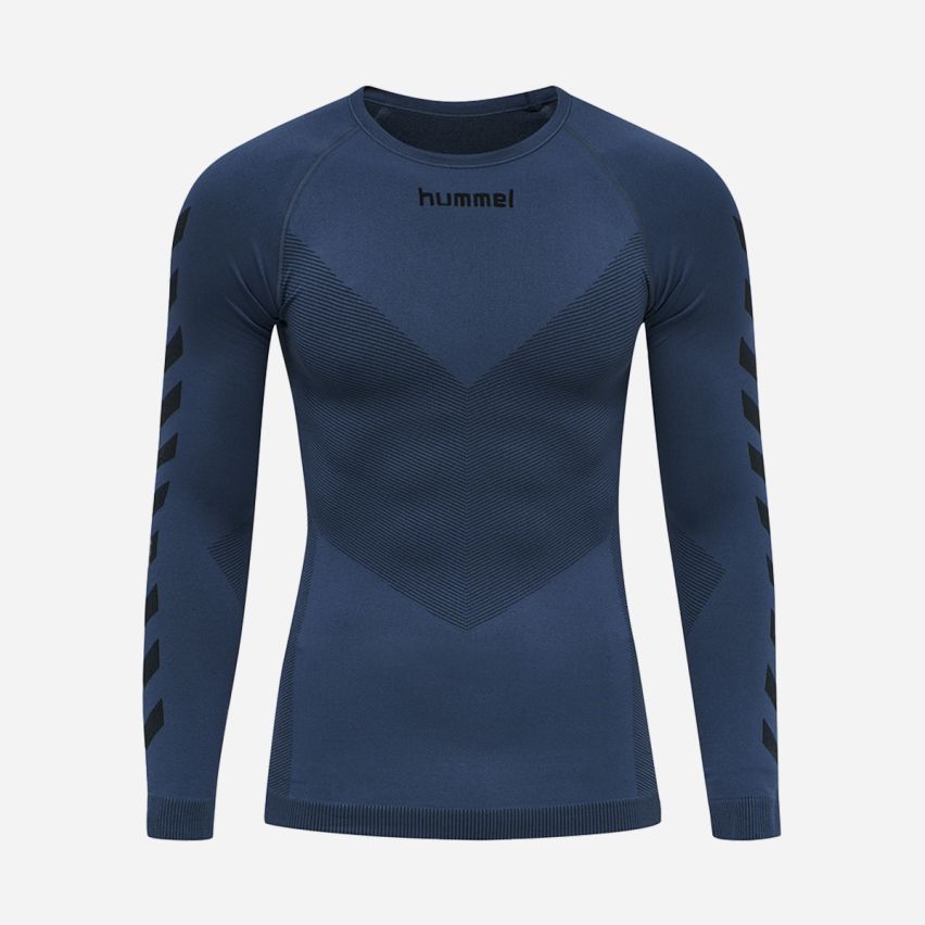 Hummel Baselayer First seamless Jersey L/S dunkelblau