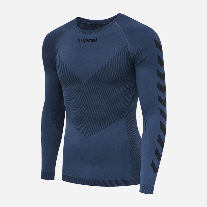 Hummel Baselayer First seamless Jersey L/S dunkelblau
