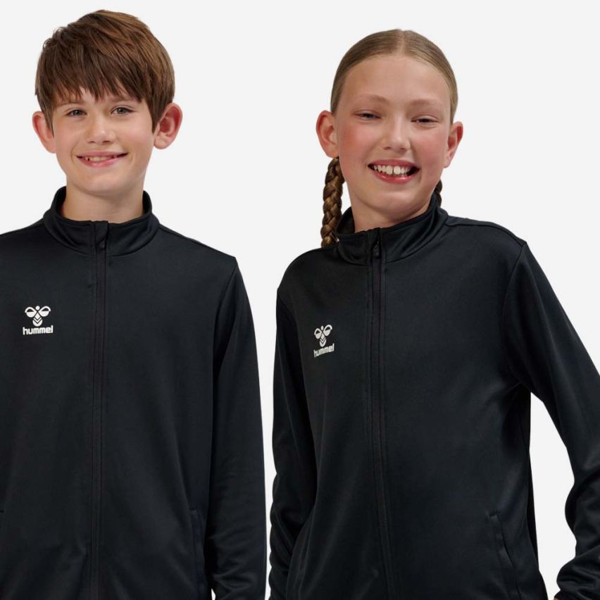 Hummel hmlESSENTIAL Trainerjacke KIDS schwarz