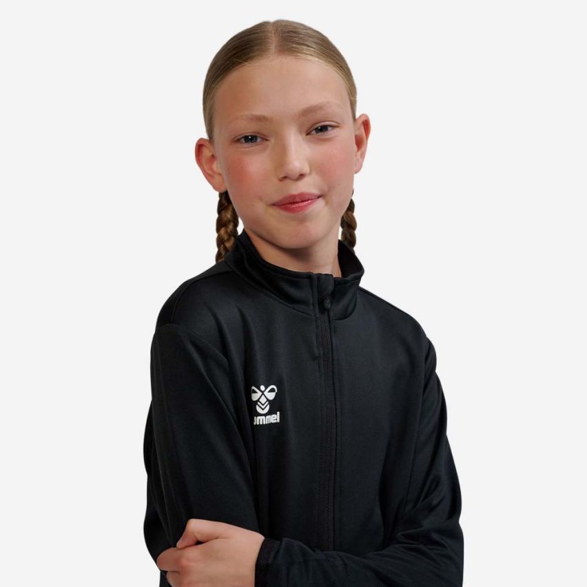 Hummel hmlESSENTIAL Trainerjacke KIDS schwarz