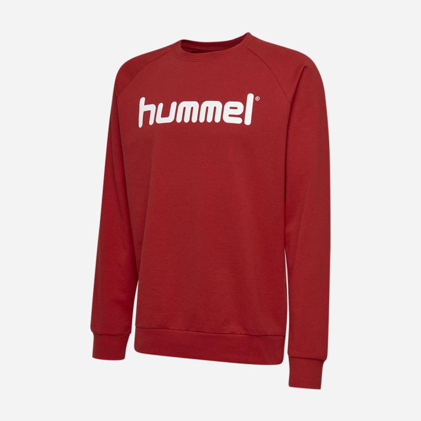 Hummel Sweatshirt hmlGO Cotton Logo rot