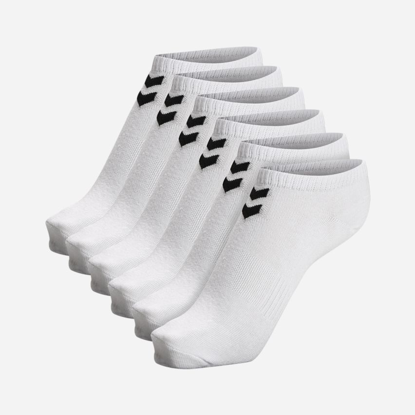 Hummel Knöchelsocken hmlCHEVRON weiss 6-Pack