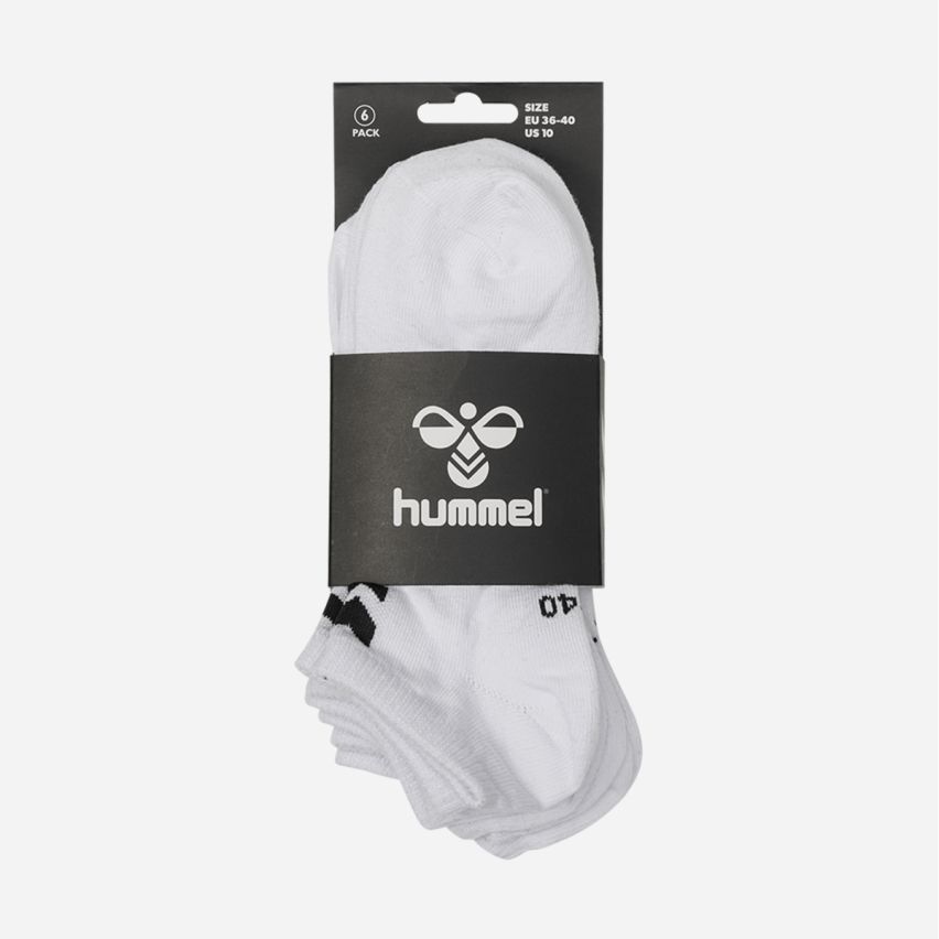 Hummel Knöchelsocken hmlCHEVRON weiss 6-Pack