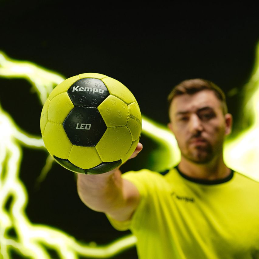 Kempa Leo fluo gelb/schwarz