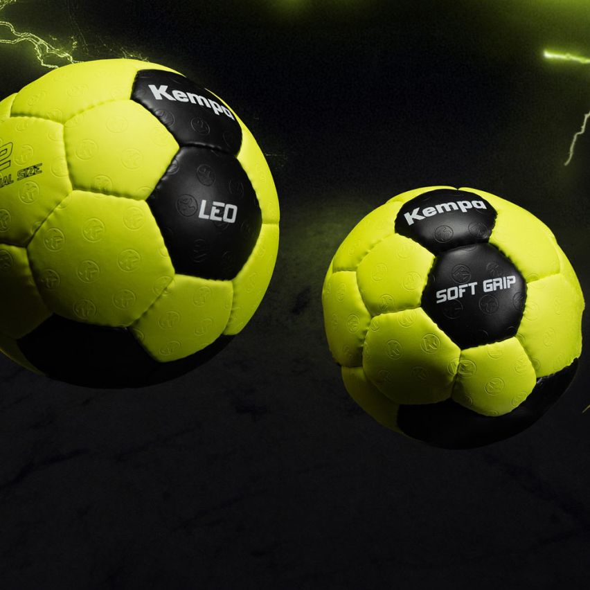 Kempa Soft Grip fluo gelb/schwarz