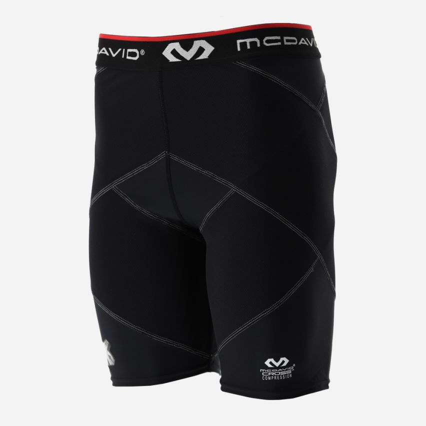 McDavid Super Cross Compression Short mit Hip Spica schwarz