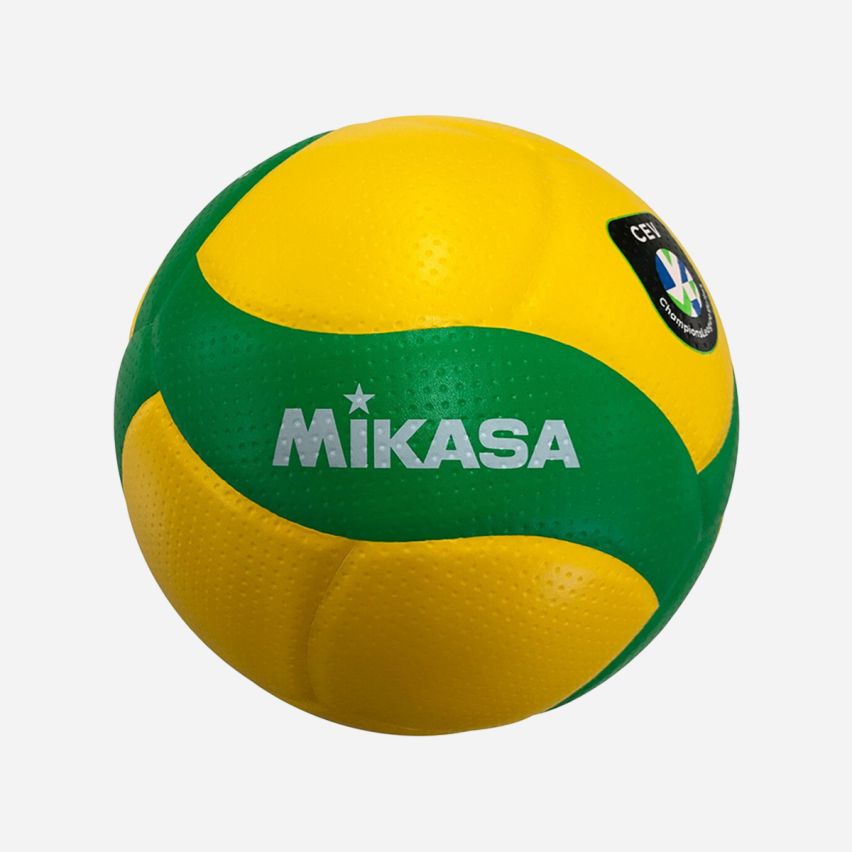Mikasa Volleyball V200W-CEV yellow/green (12-Pack)