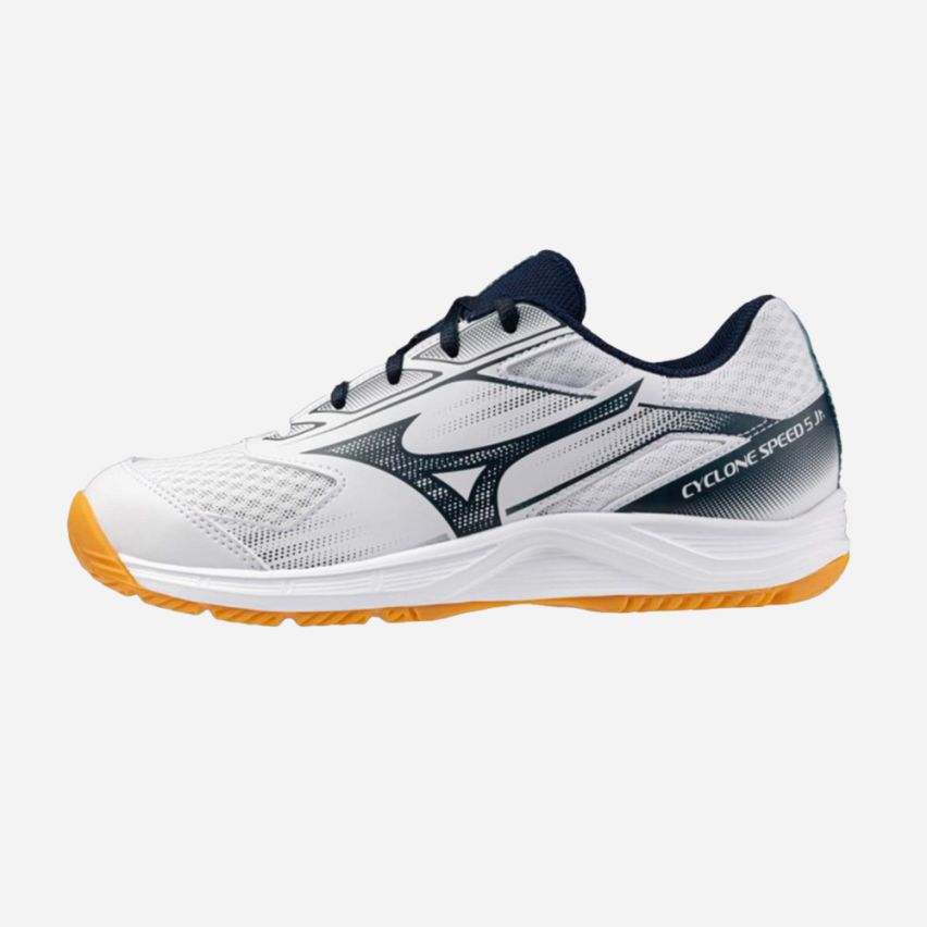 Mizuno CYCLONE SPEED 5 Jr white/dress blues