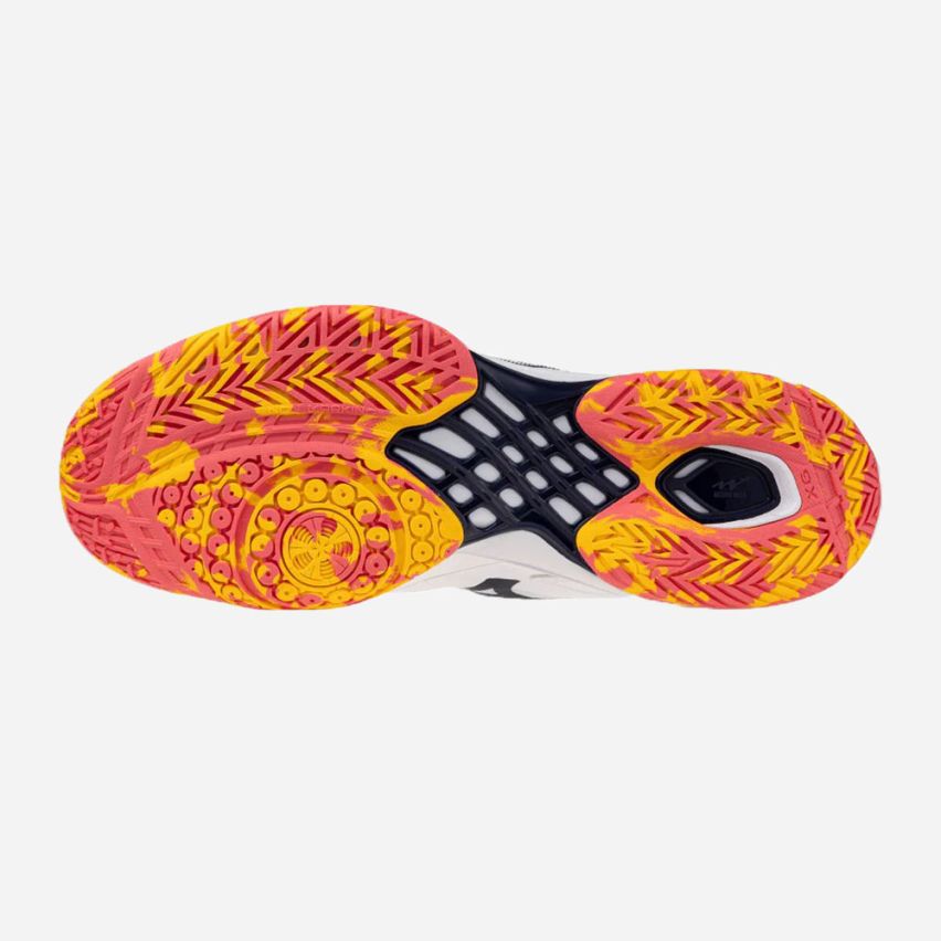 Mizuno Wave CLAW 3 white/citrus/coral