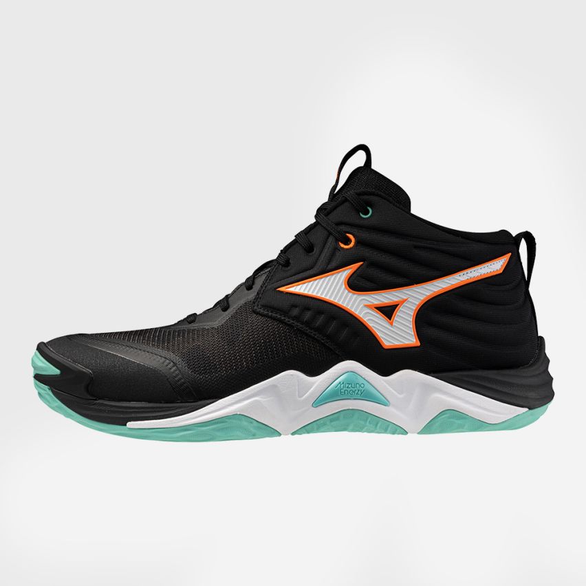 Mizuno Wave MOMENTUM ELITE MID black/tangelo/ice green