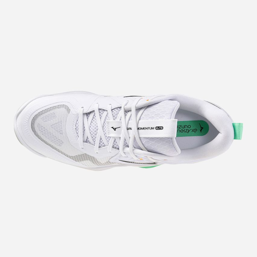 Mizuno Wave MOMENTUM ELITE white/frozen emerald