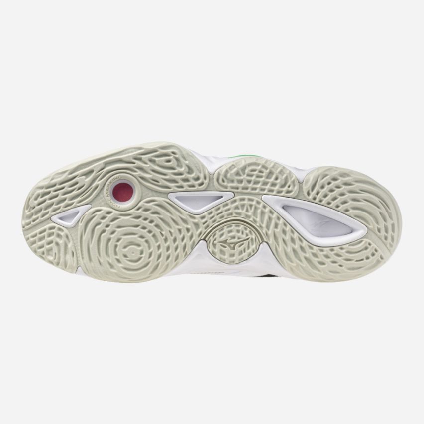 Mizuno Wave MOMENTUM ELITE white/frozen emerald