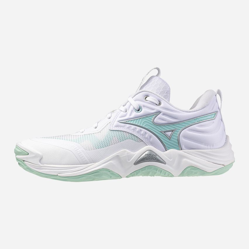 Mizuno Wave MOMENTUM ELITE white/blue tint