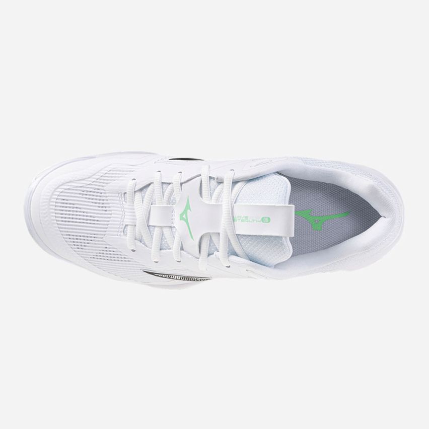 Mizuno Wave STEALTH 6 white/frozen emerald