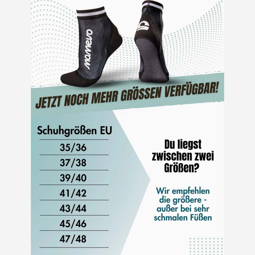 momevo Beachmates Beachsocken Pro schwarz