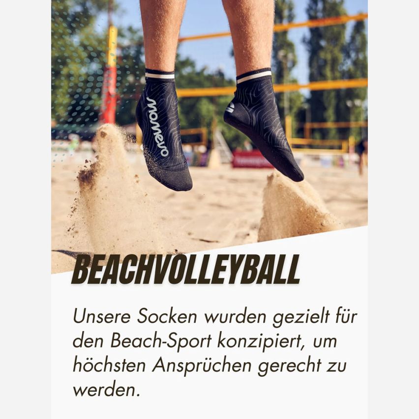momevo Beachmates Beachsocken Pro schwarz