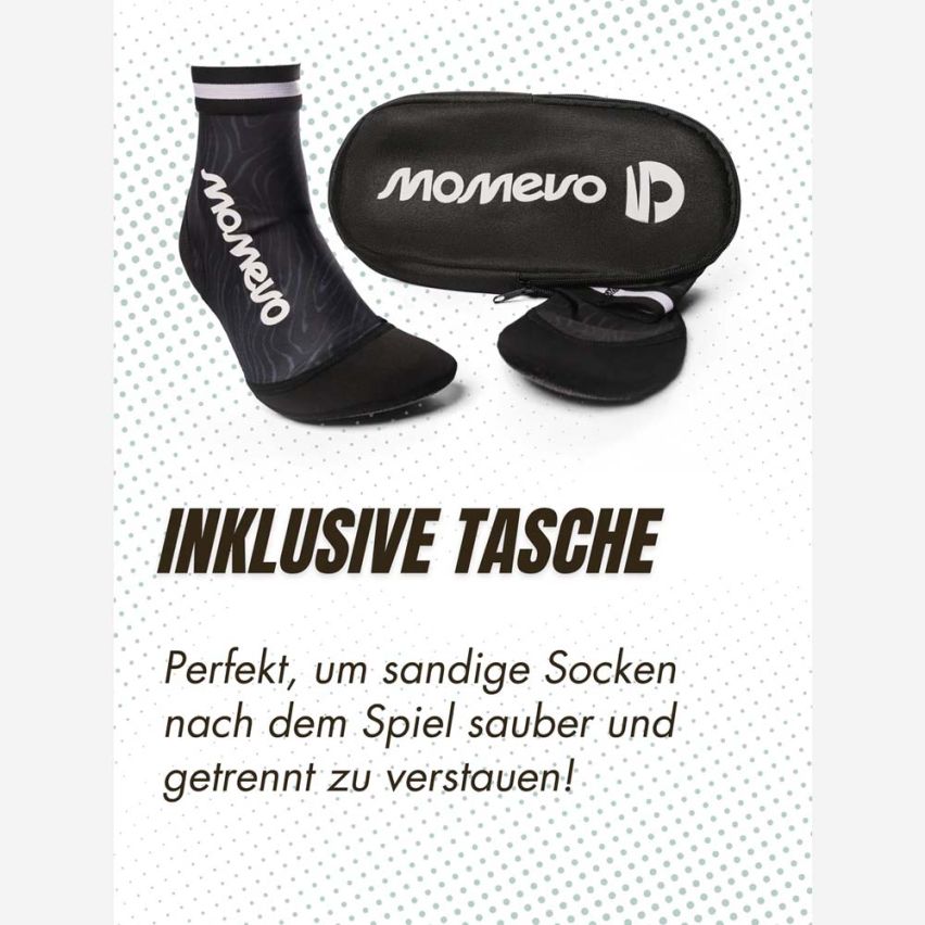 momevo Beachmates Beachsocken Pro schwarz