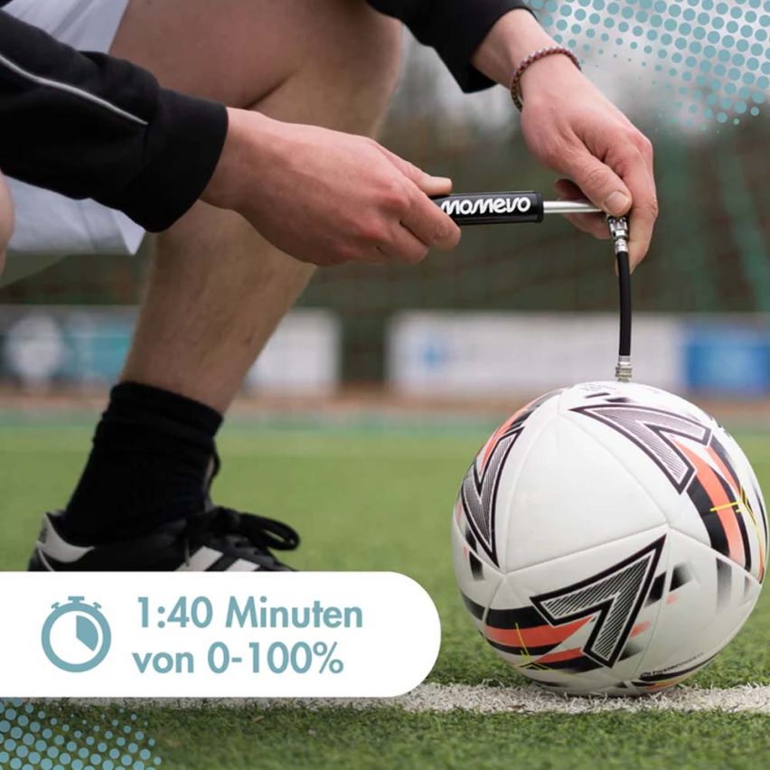 Momevo PocketAir Mini Ballpumpe schwarz