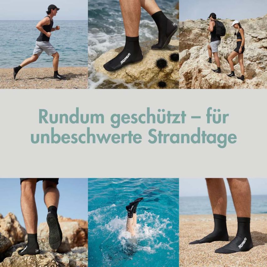 momevo Badeschuhe Splashies schwarz