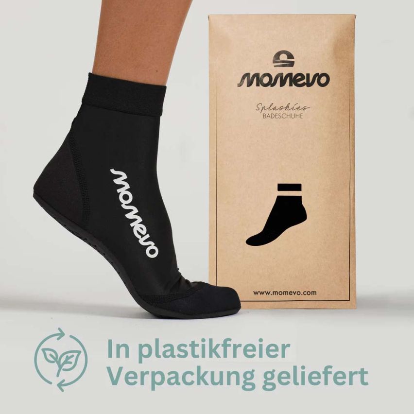 momevo Badeschuhe Splashies schwarz