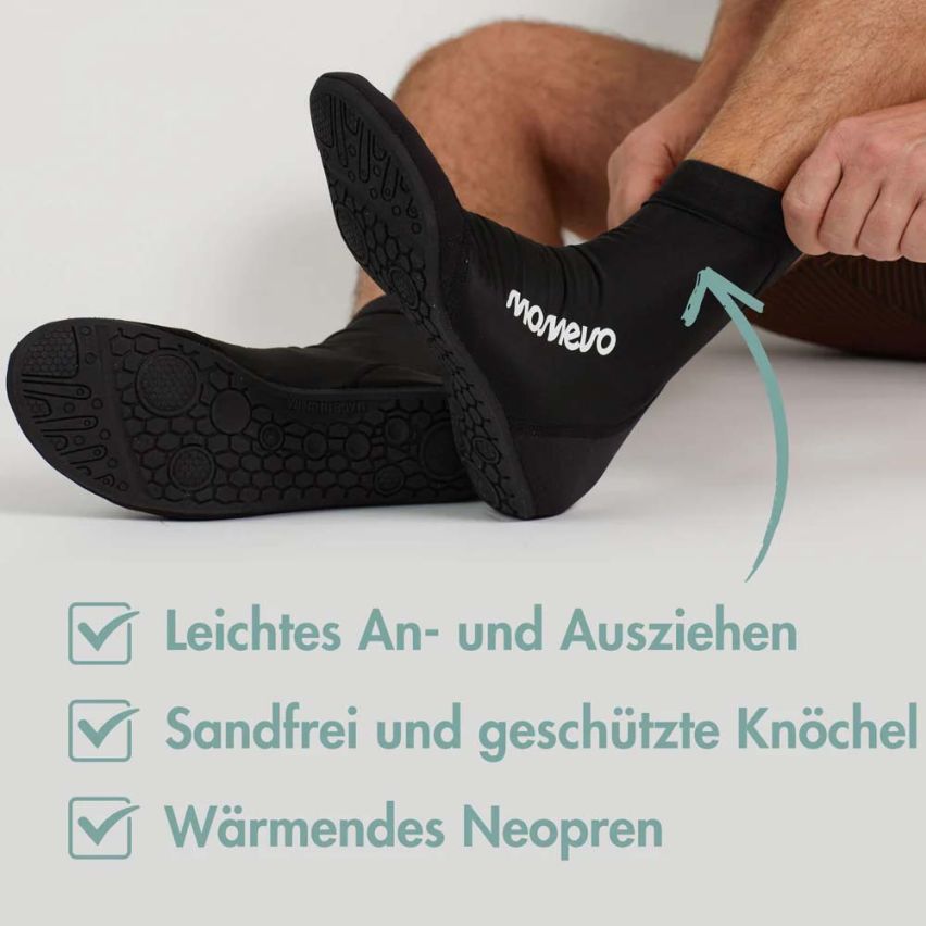 momevo Badeschuhe Splashies schwarz