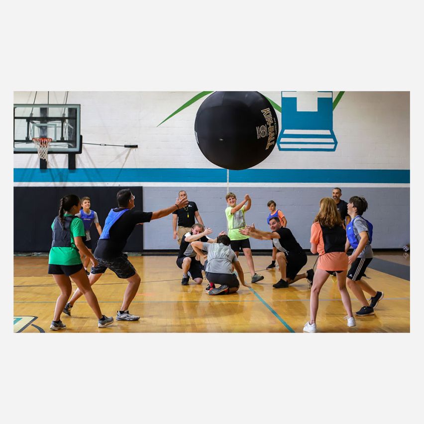 Omnikin KIN-BALL Sport grau (Durchmesser 122cm)