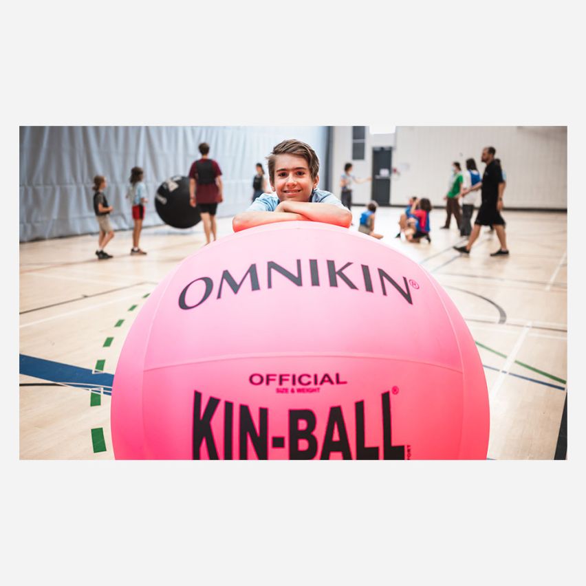 Omnikin KIN-BALL Sport grau (Durchmesser 122cm)