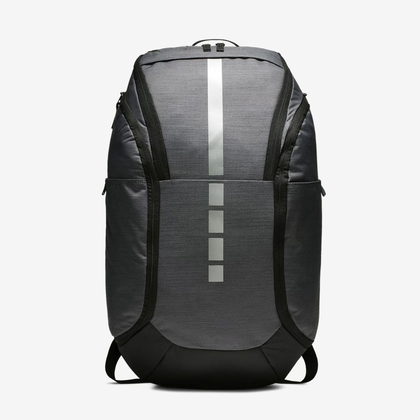 Leather-Trimmed Shell Backpack