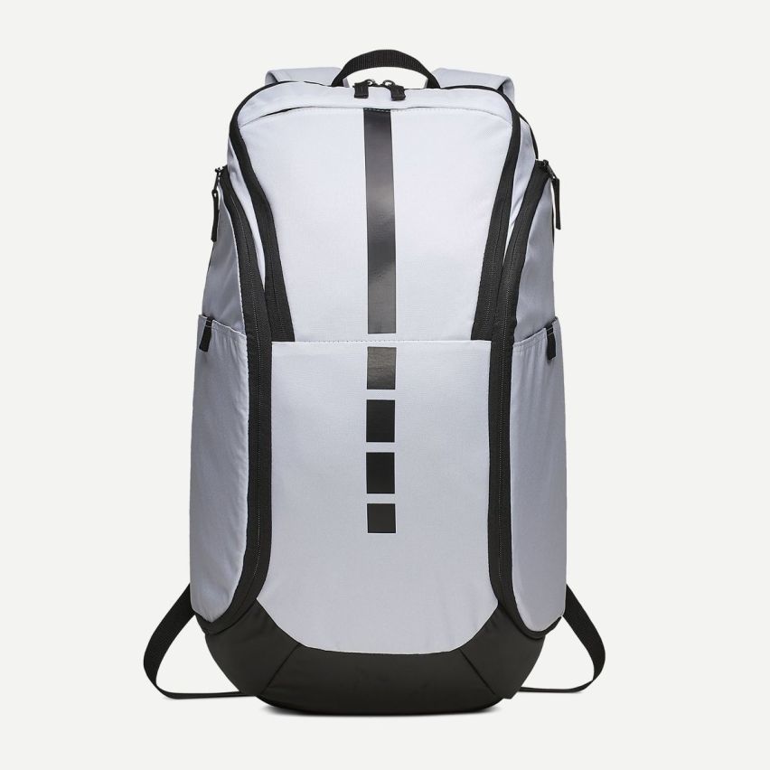 Leather-Trimmed Shell Backpack