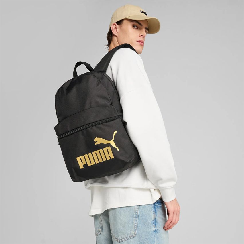 Puma PHASE Backpack schwarz/gold (22L)