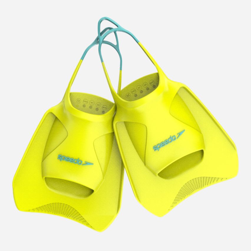 Speedo Fitness-Flosse Biofuse gelb