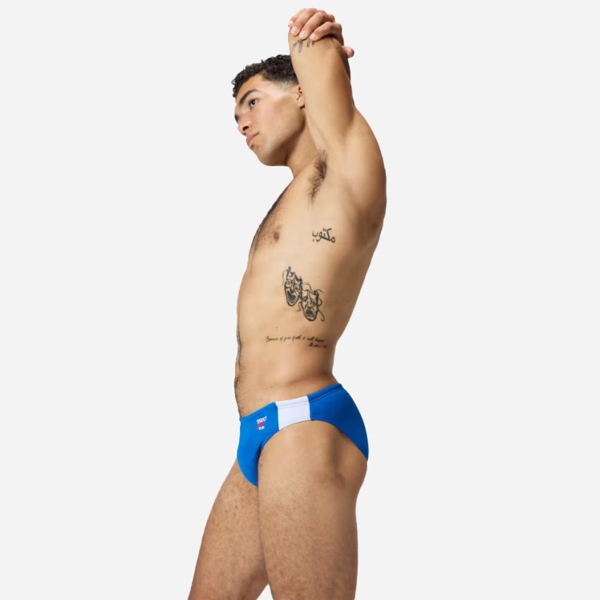 Speedo Jetstream Retro Colorblock Badeslip turkish sea