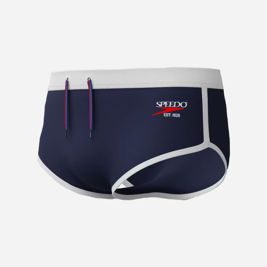 Speedo Jetstream Retro Logo Badeslip peacoat