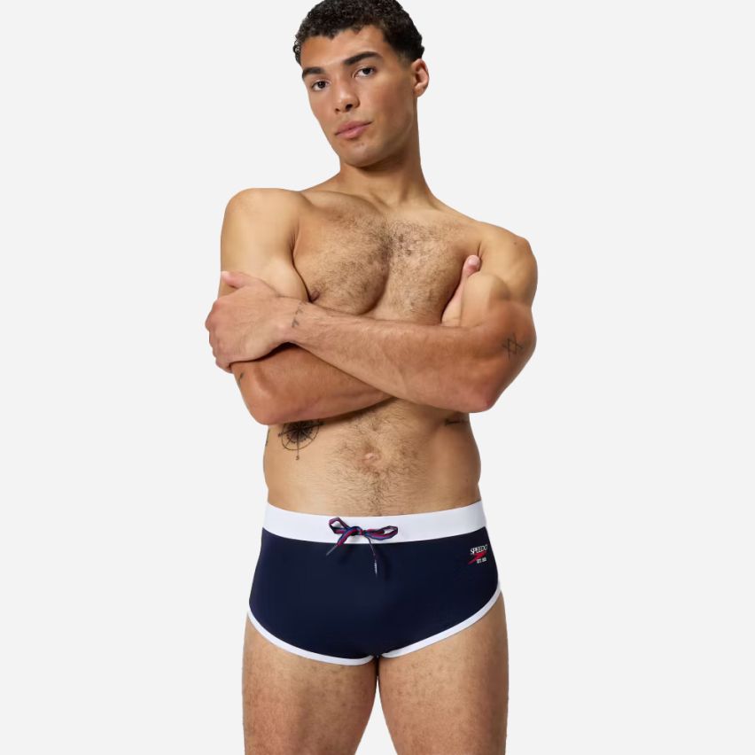 Speedo Jetstream Retro Logo Badeslip peacoat