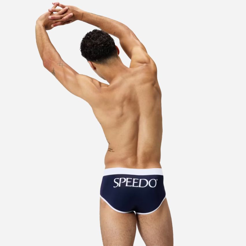 Speedo Jetstream Retro Logo Badeslip peacoat
