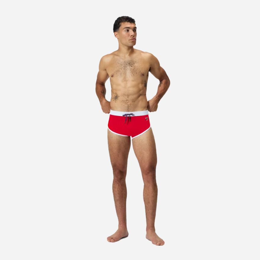 Speedo Jetstream Retro Logo Badeslip high risk red