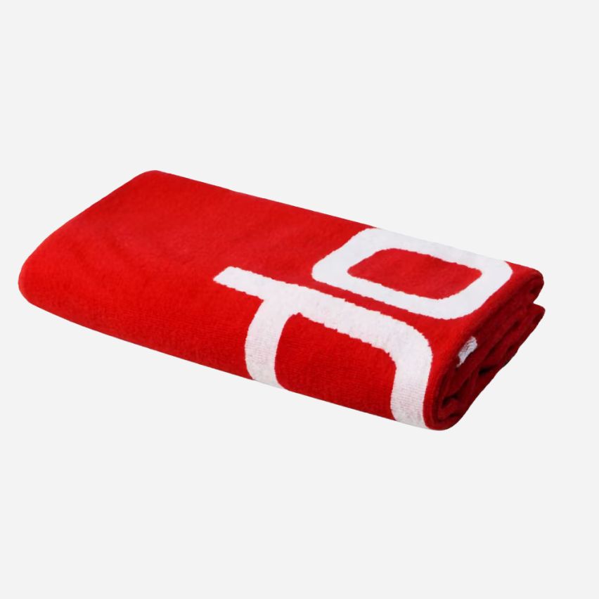 Speedo Logo Handtuch rot 75cm x 145 cm