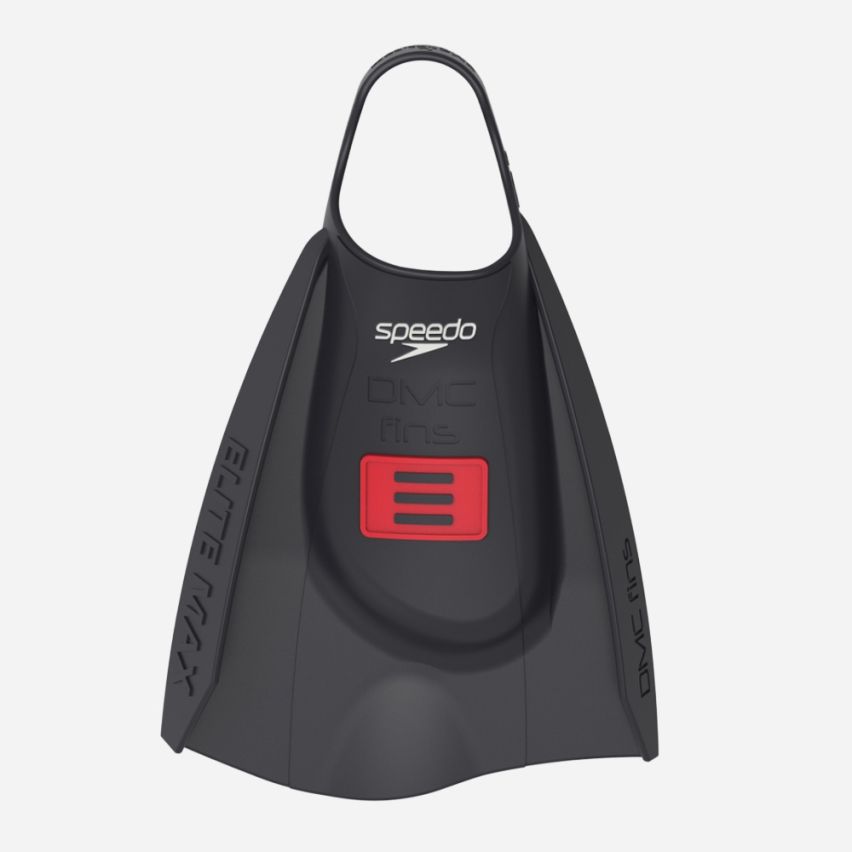 Speedo Schwimmflosse DMC Elite Max schwarz/rot