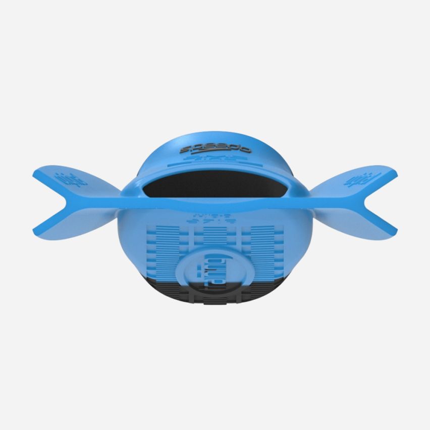 Speedo Schwimmflosse DMC Original blau/grau