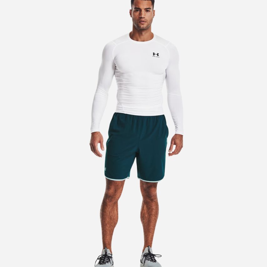 Under Armour HeatGear Compression Sweatshirt Herren weiss