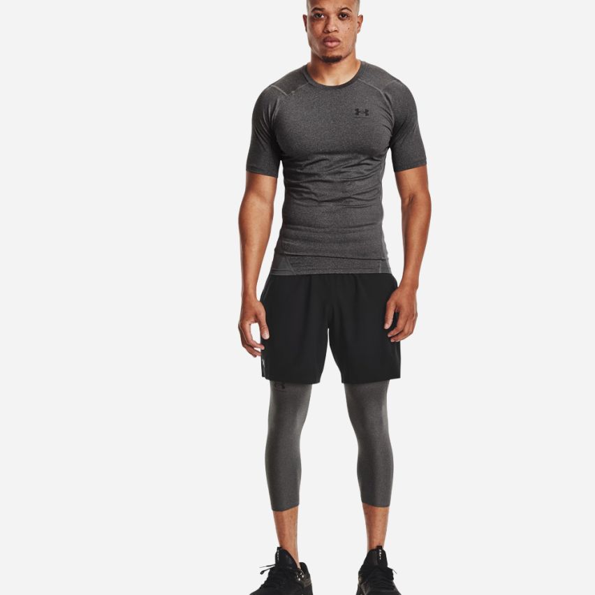 Under Armour HeatGear Compression T-Shirt Herren carbon