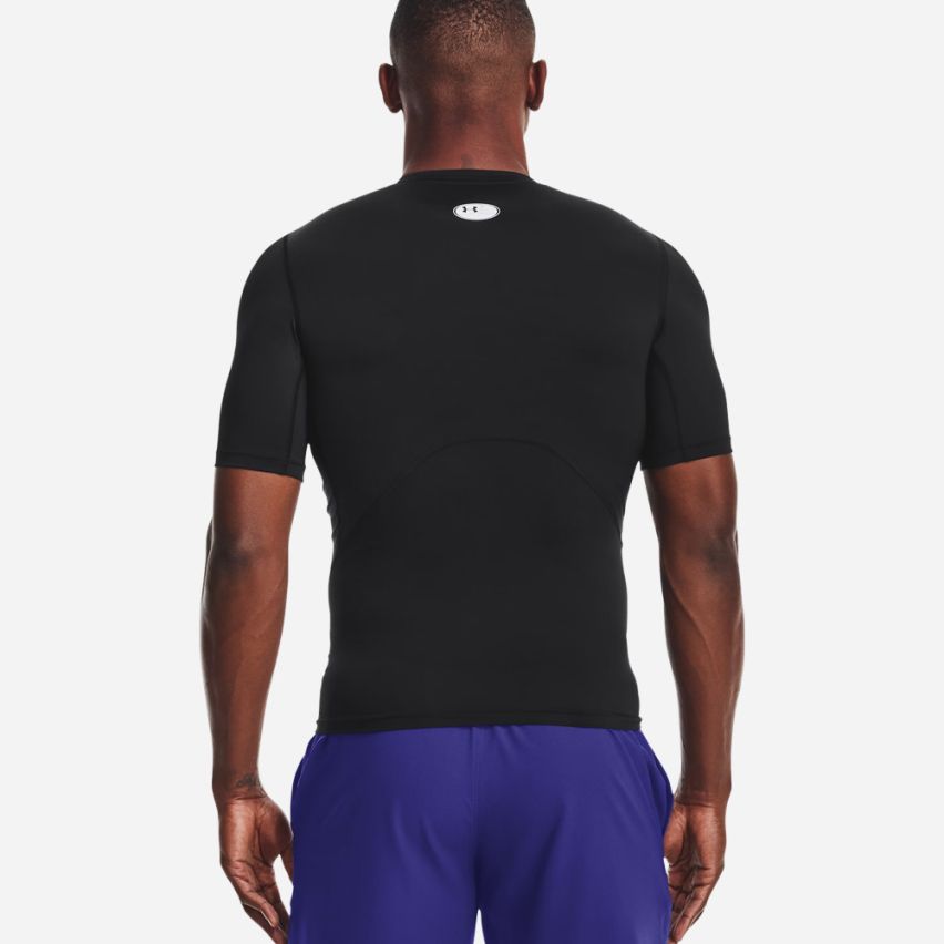 Under Armour HeatGear Compression T-Shirt Herren schwarz