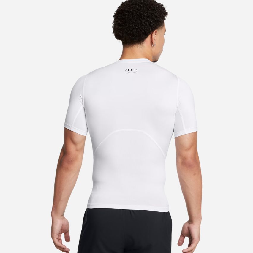 Under Armour HeatGear Compression T-Shirt Herren weiss