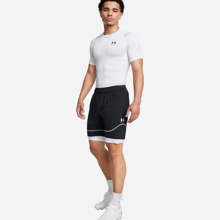 Under Armour HeatGear Compression T-Shirt Herren weiss